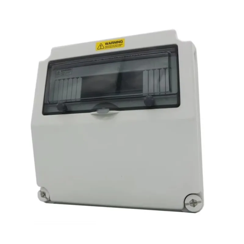 Waterproof Distribution Box Outdoor Electrical Enclosure Plastic with Transparent Window DIN Rail Circuit Breaker Box