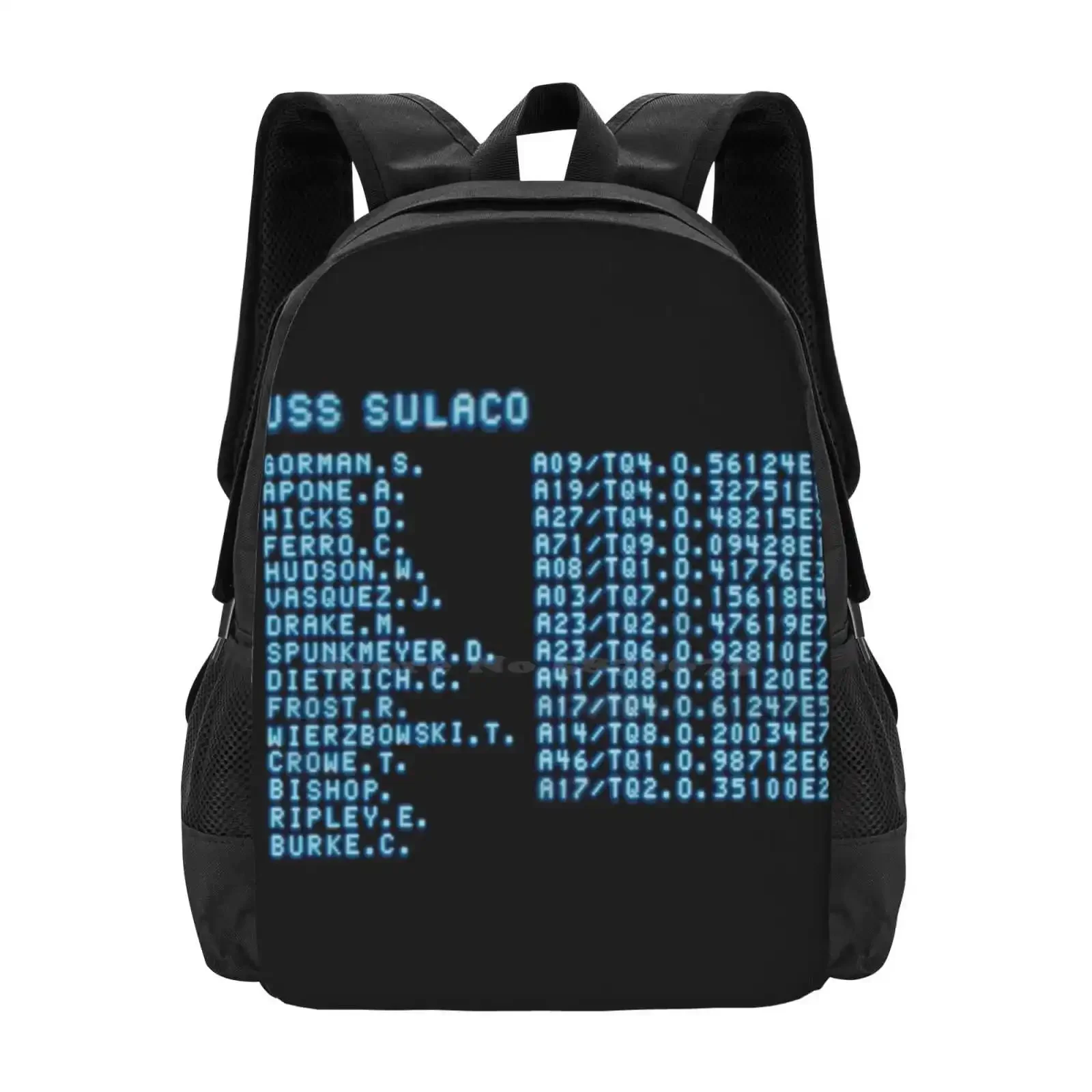 

Roll Call Лидер продаж Рюкзак Модные сумки Xenomorph Hicks Apone Aliens Movie Alien Movie Science Fiction Sic Fi Hr Giger Bishop