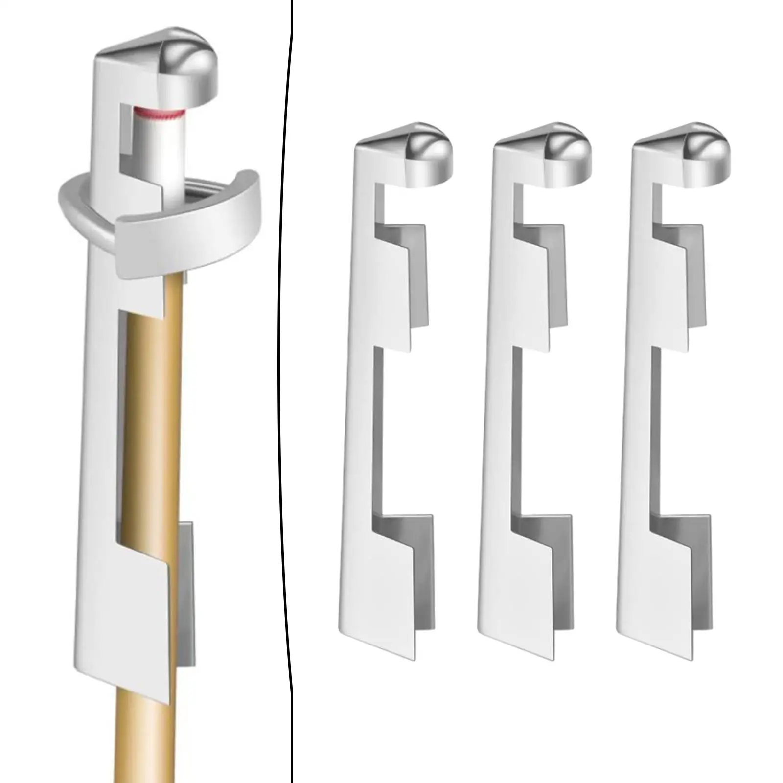 Billiard Cue Tip Clamp Aluminum Alloy Fastener Press Tool Accessory for Snooker Pool Stick Tip Repair