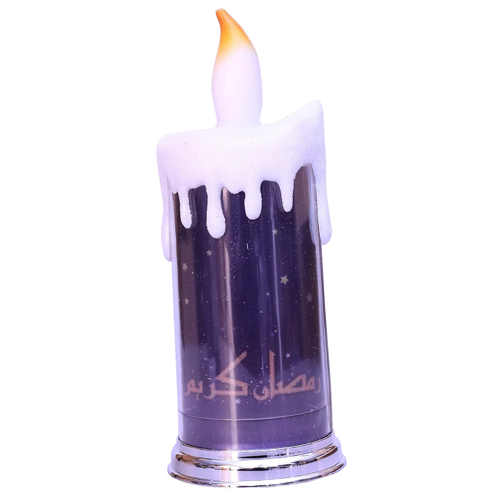 

LED Electronic Candles Flameless Powered Warm Light Muslim Festival Decor Ramadan Style LED Lamp Scene Ornament