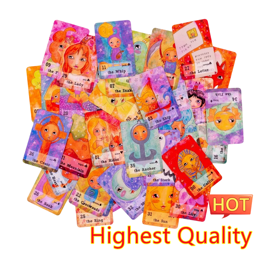 Divine Whimsy Lenormand Tarot Card Sorcerer Decks Board Game Magick Tarot Cards Oracle Cards