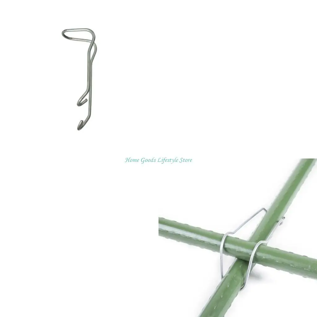 E74E 50Pcs Plant Trellis Connecting Buckles Plant Cages Connectors Mounting Tool