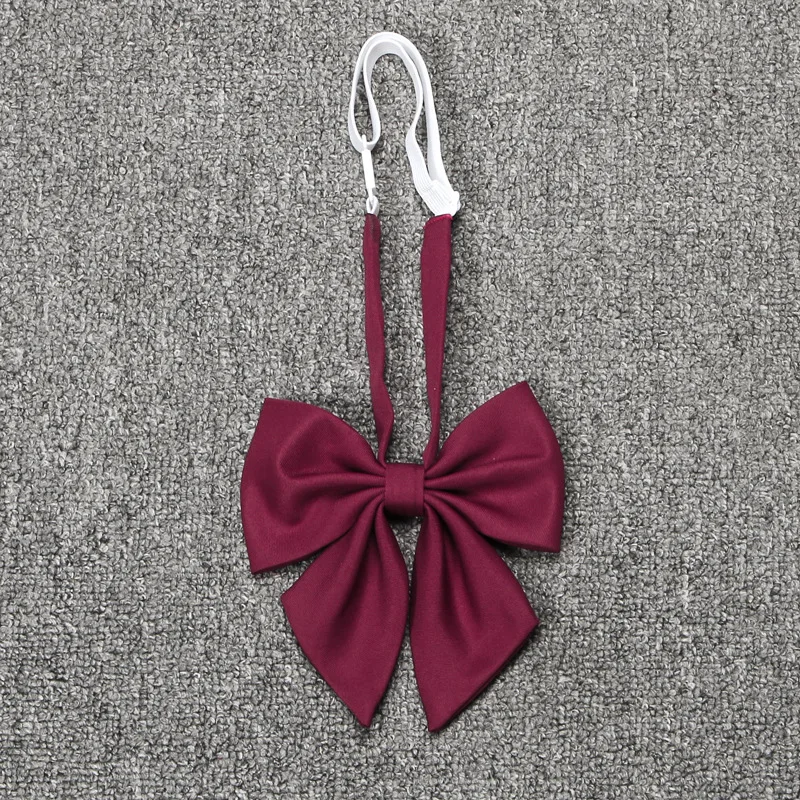 2023 New Japanese School JK Uniform Bow Tie For Girls Sailor Suit Accessories Feather Root Tip Butterfly Collar 5 Colors