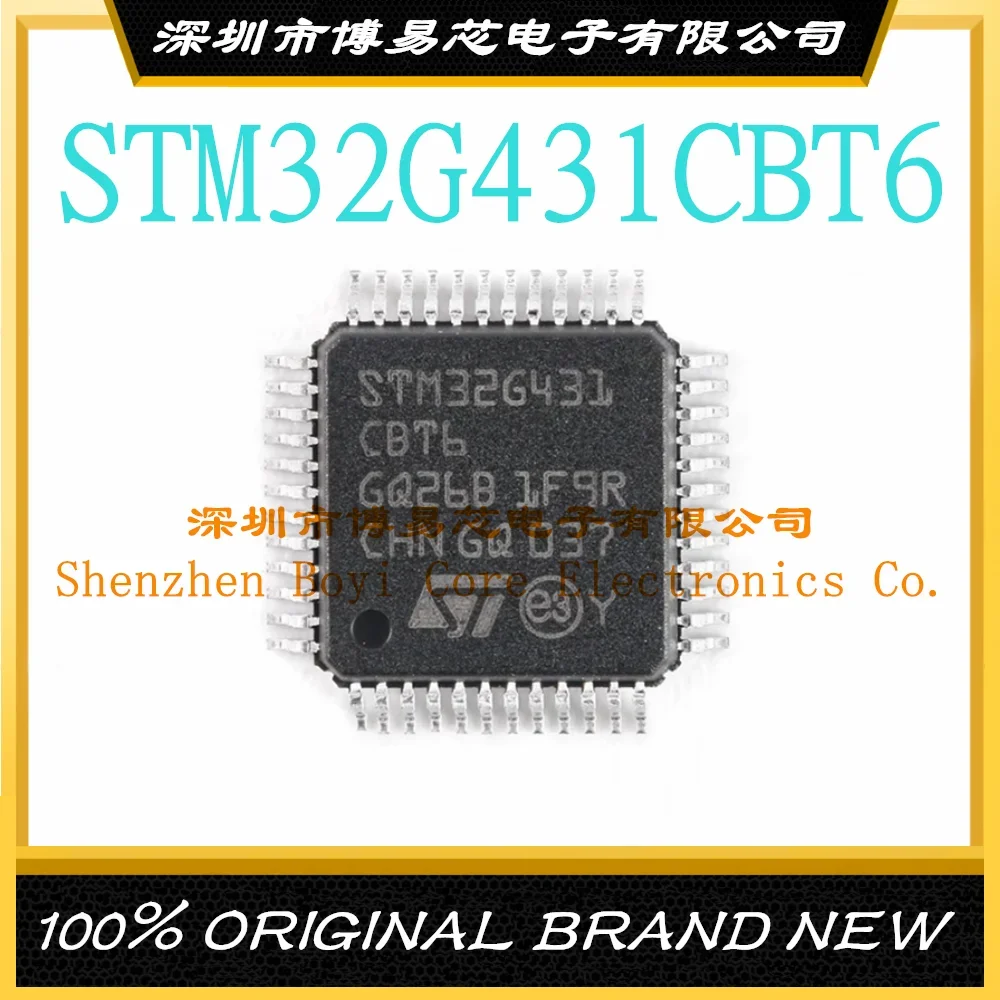 LQFP-48 STM32G431CBT6แขนแบบใหม่ดั้งเดิม Cortex-M4 32บิตของแท้ใหม่