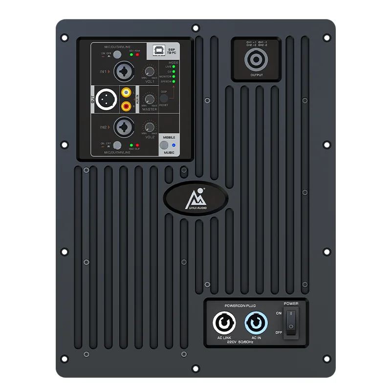 LH Professional DSP Active 1000W 3-Channel Audio Amplifier Module for Subwoofer Speakers