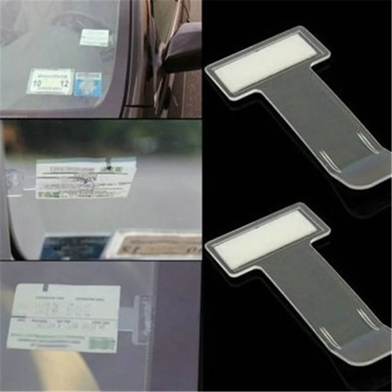 Sujetador de Clip de billete de estacionamiento de coche, soporte de billete de tarjeta de licencia, sujetador de vidrio de parabrisas de ventana de