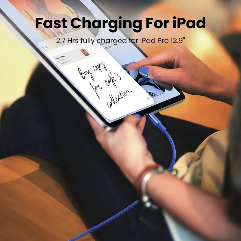 كابل UGREEN USB-C PD3.0 100 واط نوع C إلى نوع C لـ MacBook سامسونج S26 آيفون 17 كابل شحن سريع QC4.0 USB C - 3