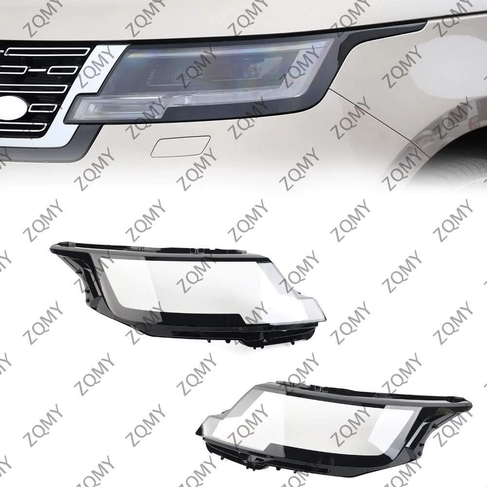 2pcs Car Headlight Lens Cover Headlamp Lampshade Lamp Shell For Land Rover Range Rover/Vogue 2023 2024 2025