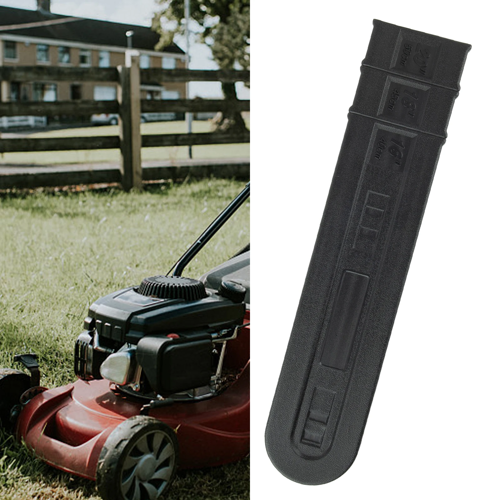 Essential Tool for Every Gardener 20 Inch Black for chainsaw Bar Cover Scabbard Protector with Guide Plate Essential