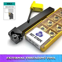 SER1212H16 SEL1212H16 12mm Original Thread Turning Toolholder Lathe Cutter SER 1212 Boring Bar for Carbide Inserts 16ER AG6060
