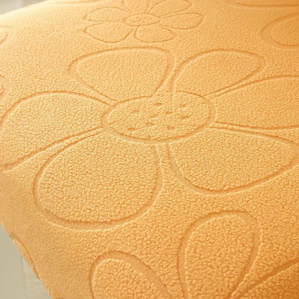 1Pcs Thickened Universal Chair Cover Soft Elastic Anti-dirty Stool Slipcover Removable Jacquard One Chair Cover for Home Kitchen