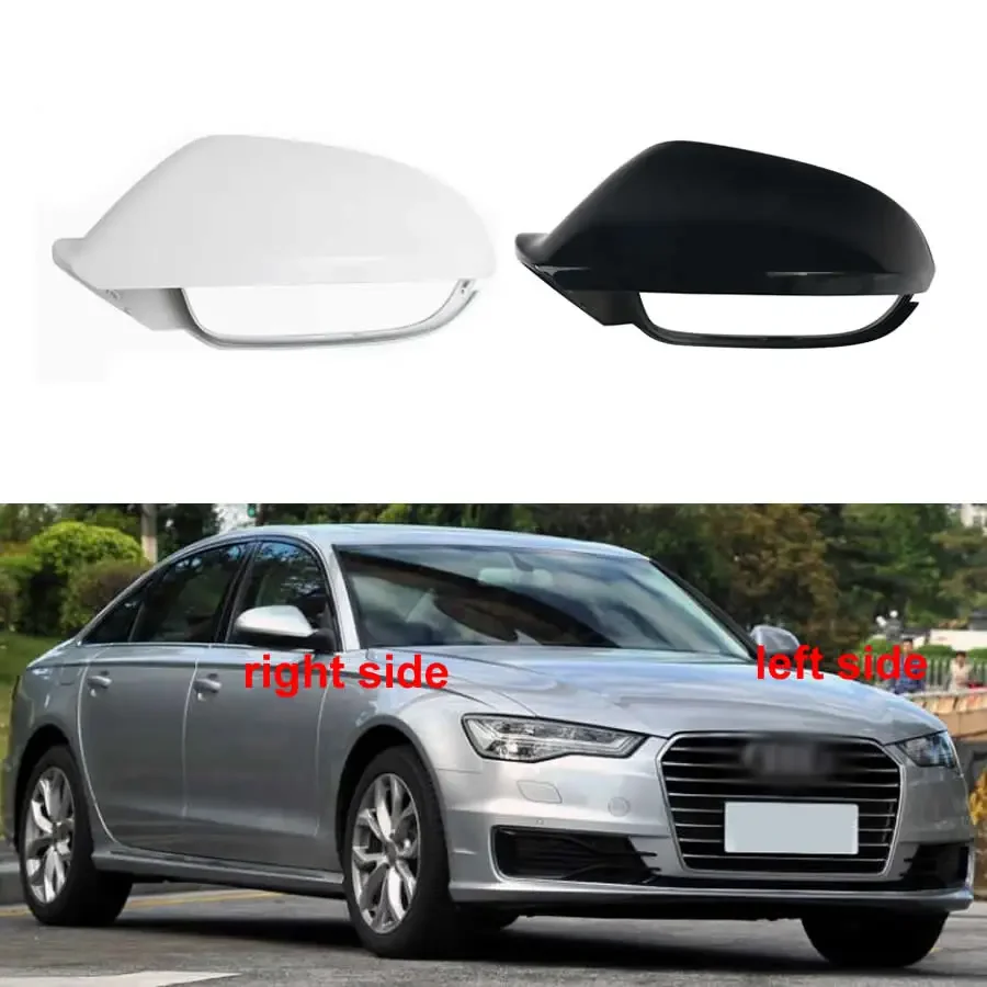 For Audi A6 A6L 2012 2013 2014 - 2018 Low Configuration Car Accessories Reversing Mirrors Cover Rearview Mirror Housing Shell