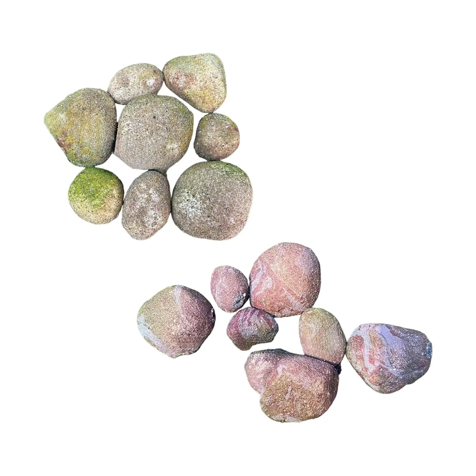 8x Artificial Rocks Ornament for Commercial Streets Diorama Supplies Outdoor