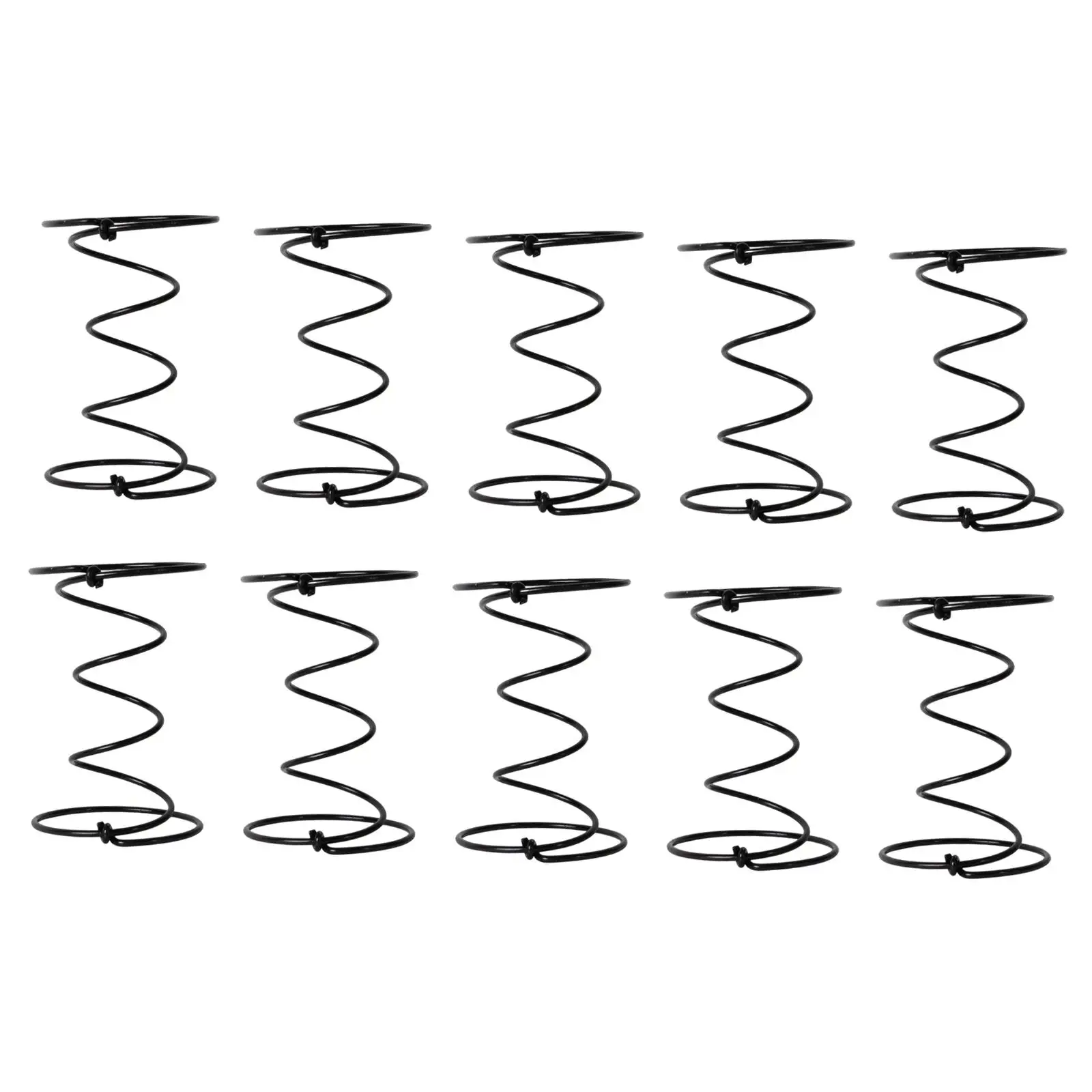 10Pcs Upholstery Strap Coil Spring Repair Pack, Metal, Easy to Install, Furniture Hardware Spare Parts for Seat Sofa
