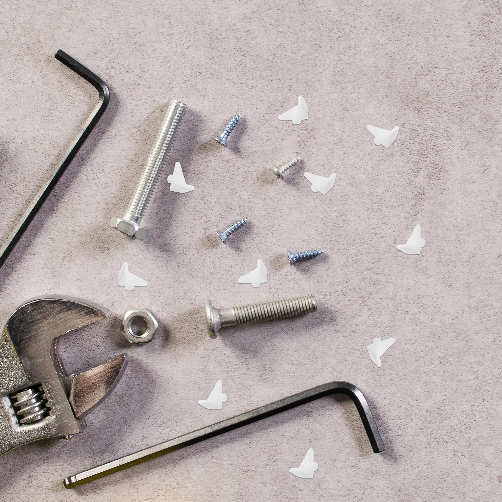 

50Pcs Cabinet Shelf Pegs Plastic Shelf Support Clips Stable Holders for Kitchen Cupboard Bookshelf Wood Shelving Closet