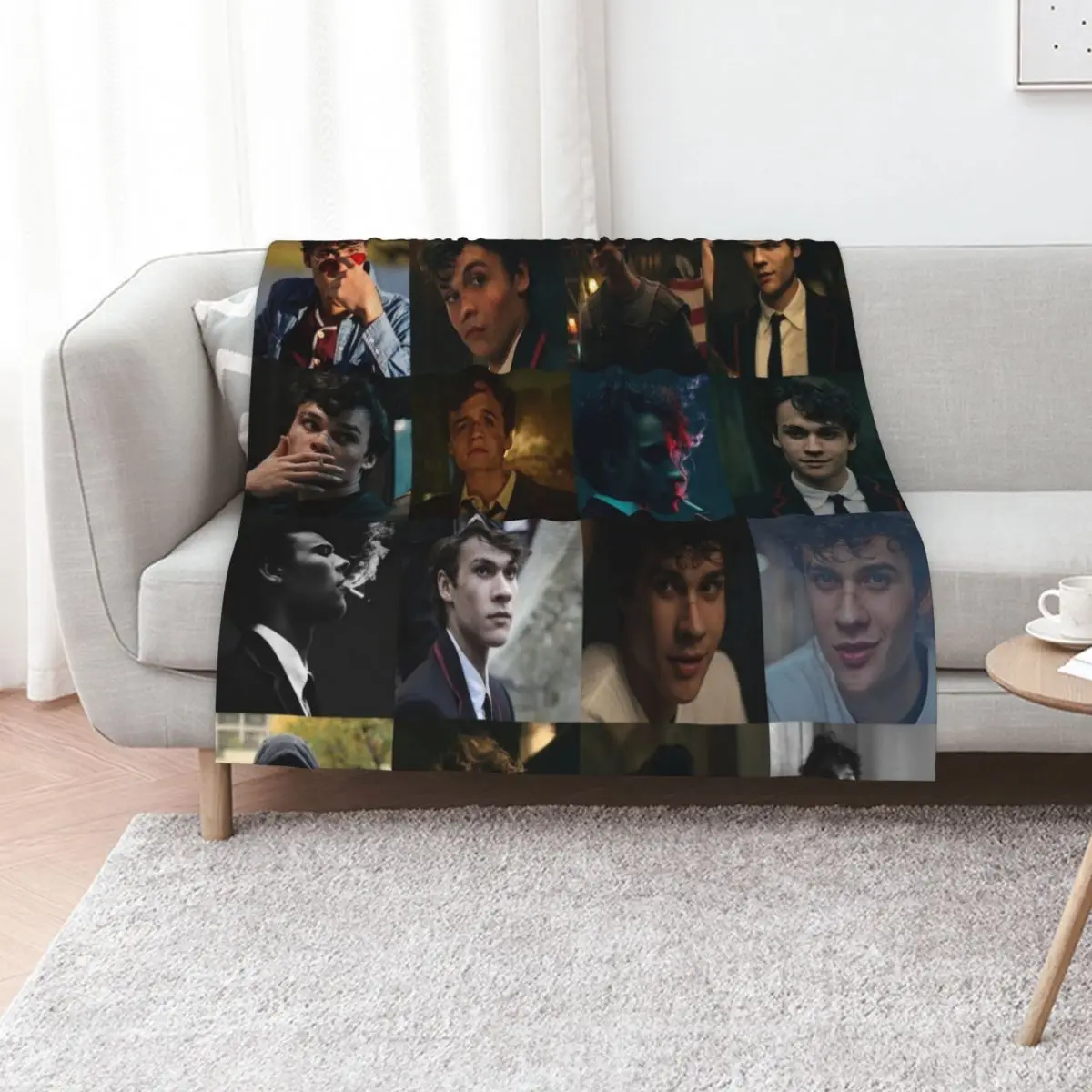 

Benjamin Wadsworth Collage Throw Blanket Easy Care Comfortable Blanket for Couch