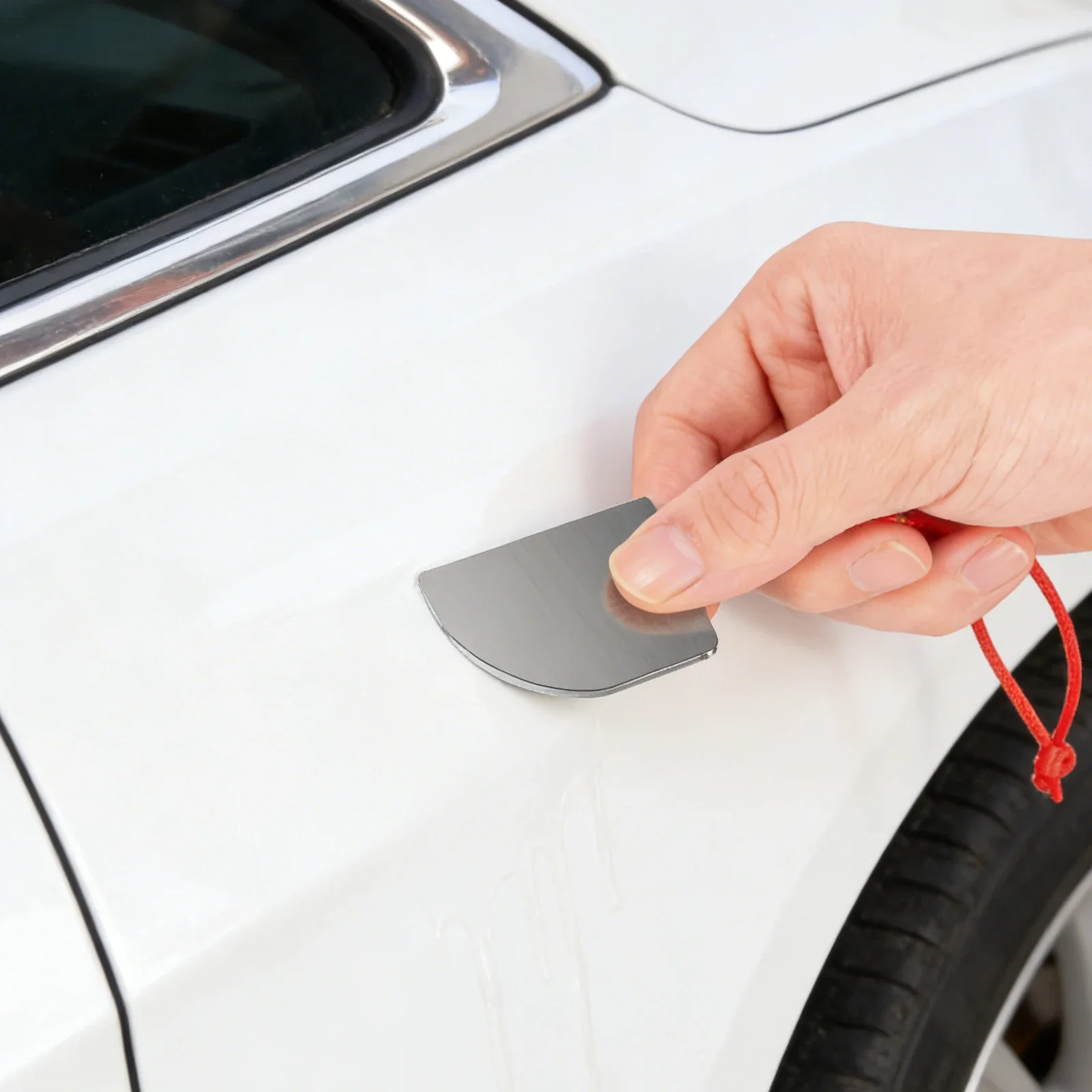 Auto-Polierwerkzeug zur Punktreparatur, Kratzer-Reparaturwerkzeug aus Wolframstahl, Lackreparatur-Schaber, Werkzeug zur Entfernung von Lackflecken – Detail 1