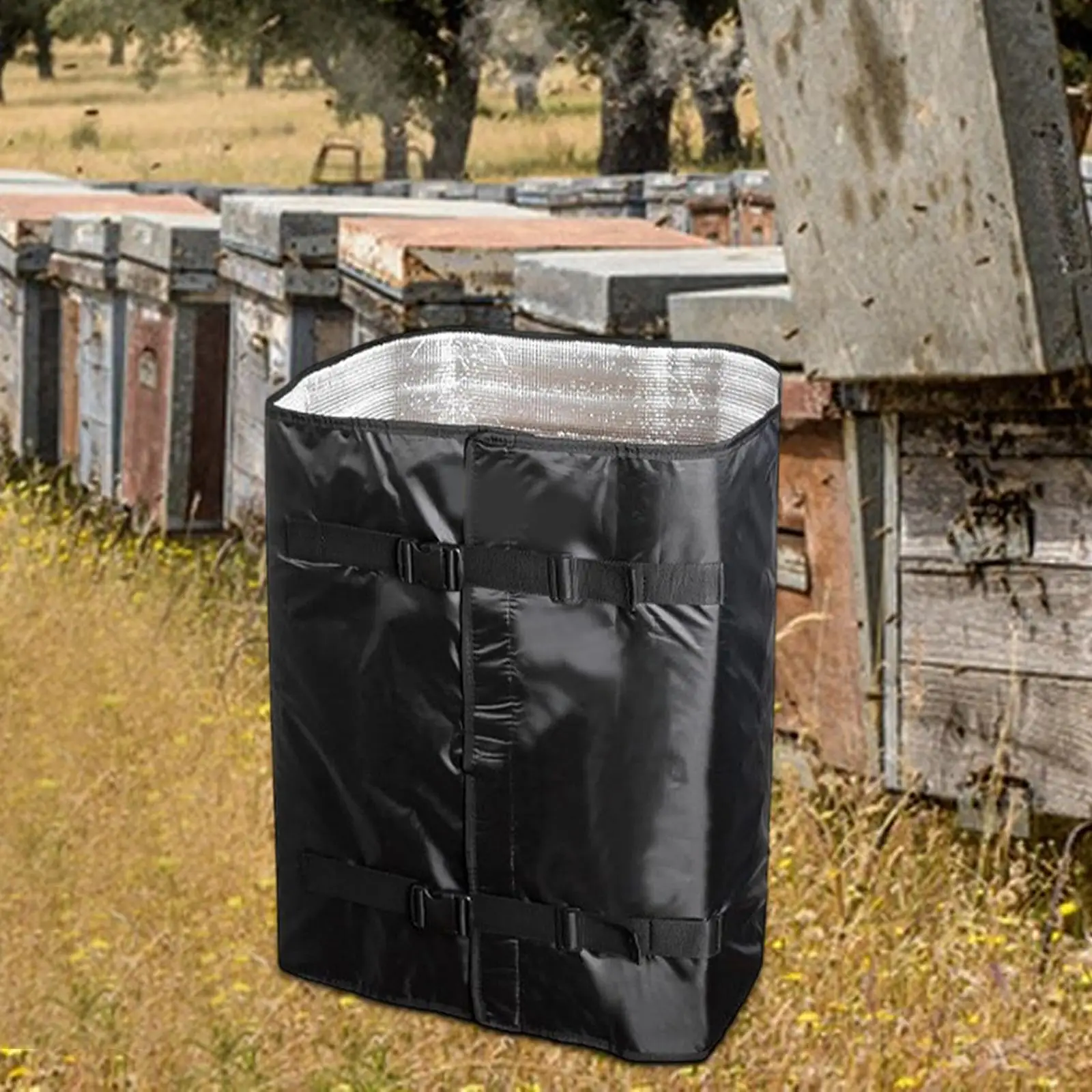 

Зимний защитный чехол для пчелиного улья, изолированный чехол для уличного сада, многоразового ветрозащитного оборудования для пчеловода, холодостойкий