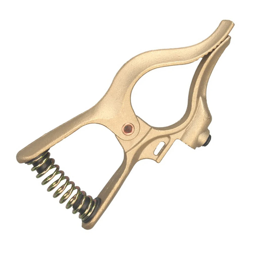 

For Vehicle Repairs Brass Welding Ground Clamp Reliable Connection Clamp 500A Brass Grip 500A Current Capacity