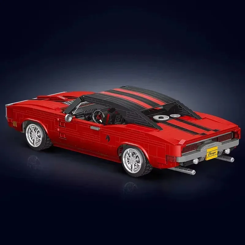 몰드 킹 10112 테크니컬 레드 차저 빌딩 블록 조립 1869PCS MOC 차량 브릭 어른 장난감 어린이 선물