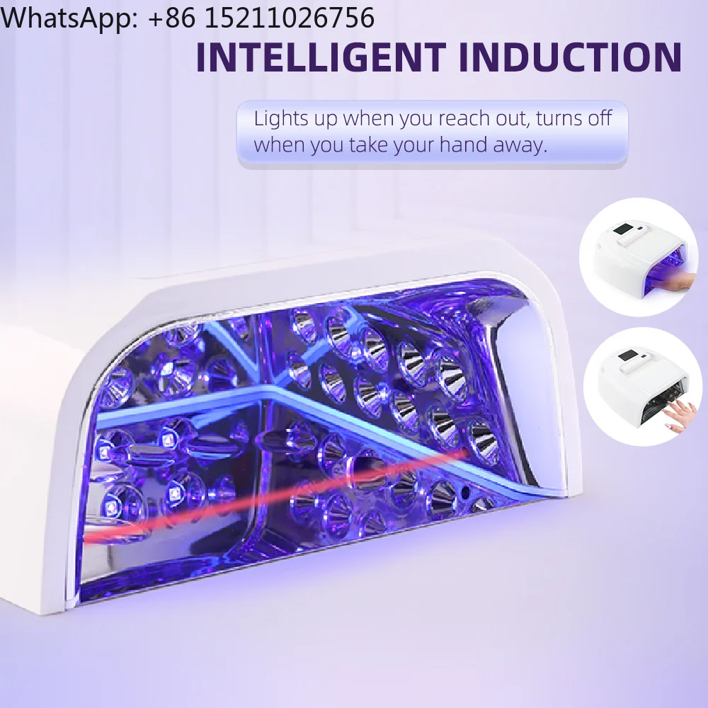 Professional Manufacturer OEM ODM 128w High Power Uv Led Nail Lamp Ce Rohs Cordless Gel Curing Light Nail Dryer Salon