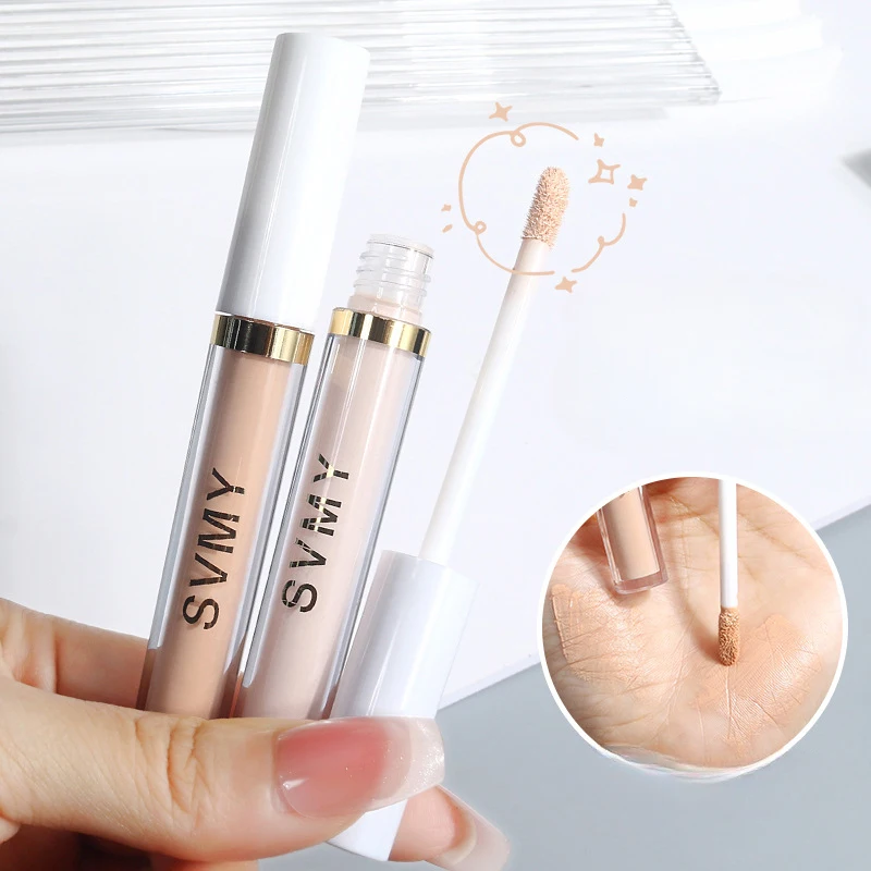 Feuchtigkeitsspendende Aufhellende Concealer-Creme Volle Deckkraft Foundation Abdeckung Akne Augenringe Ölkontrolle Flüssiger Gesichtskontur-Stift – Detail 5