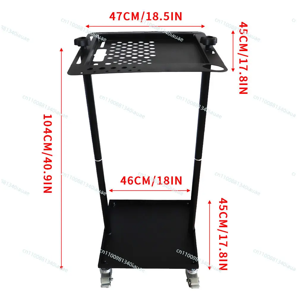 

Car Dent Repair Mobile Tool Cart Pallet Parts Cart Double Layer Tool