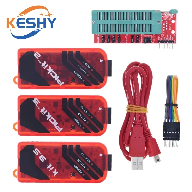 

PICKit2 PICKIT3 PICKit3.5 Programmer + PIC ICD2 PICKit 2 PICKIT 3 PICKIT 3.5 Programming Adapter Universal Programmer Seat