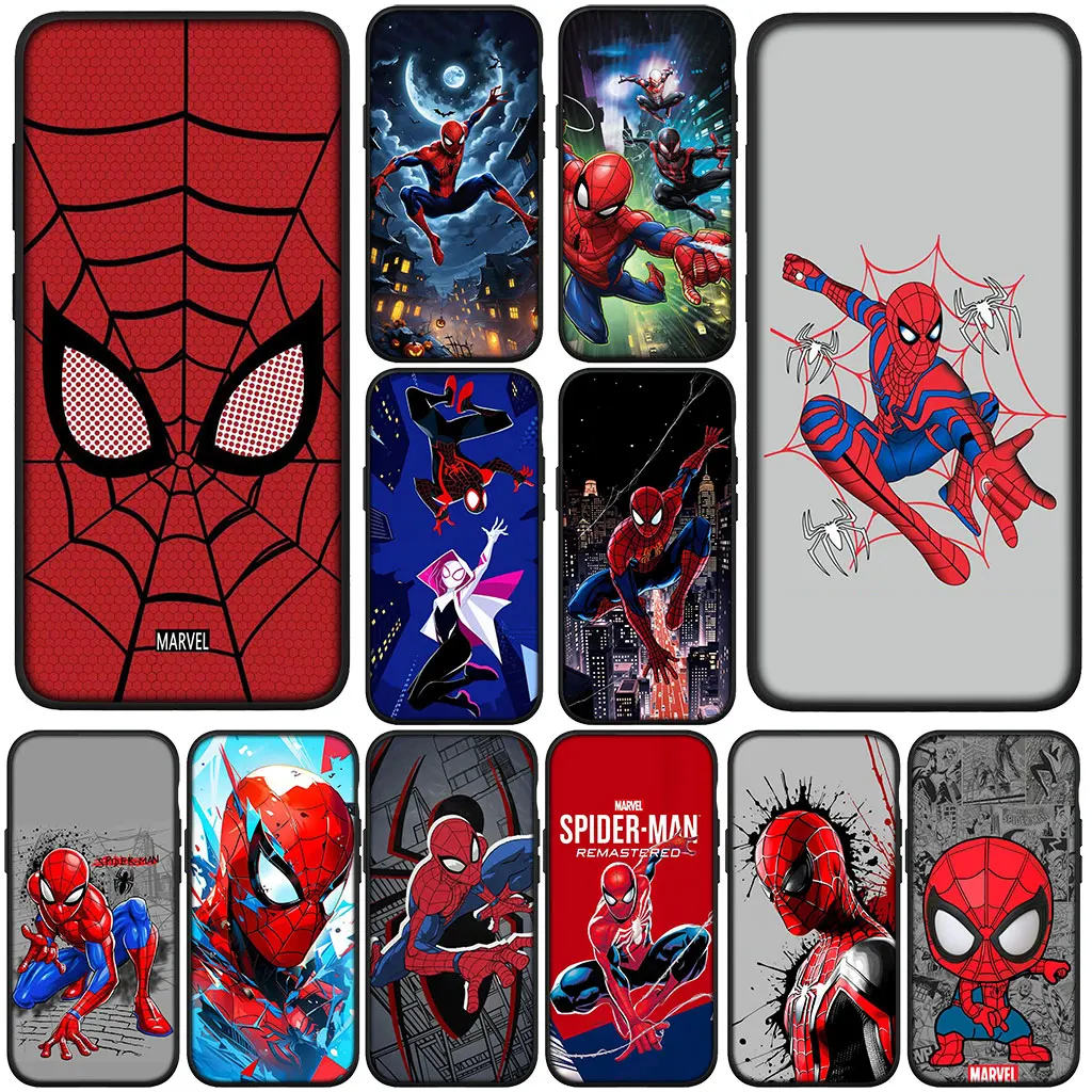 Чехол для Motorola Moto G54 G24 G15 Power G04 G05 G13 G14 G34 G35 G45 G60 G53 G55 G64 G75 G72 Чехол Человек-Паук Marvel Man