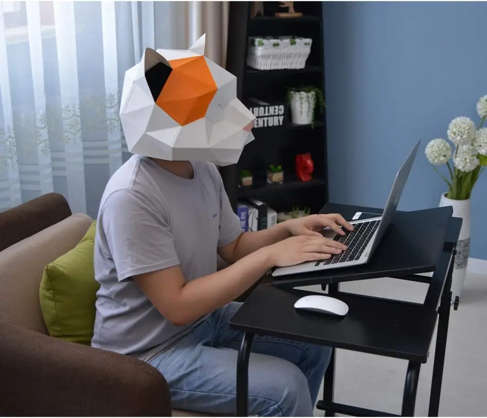 Verstelbare tafel bovenbed met wielen voor ziekenhuis en thuisgebruik, mobiele laptopbureauwagen