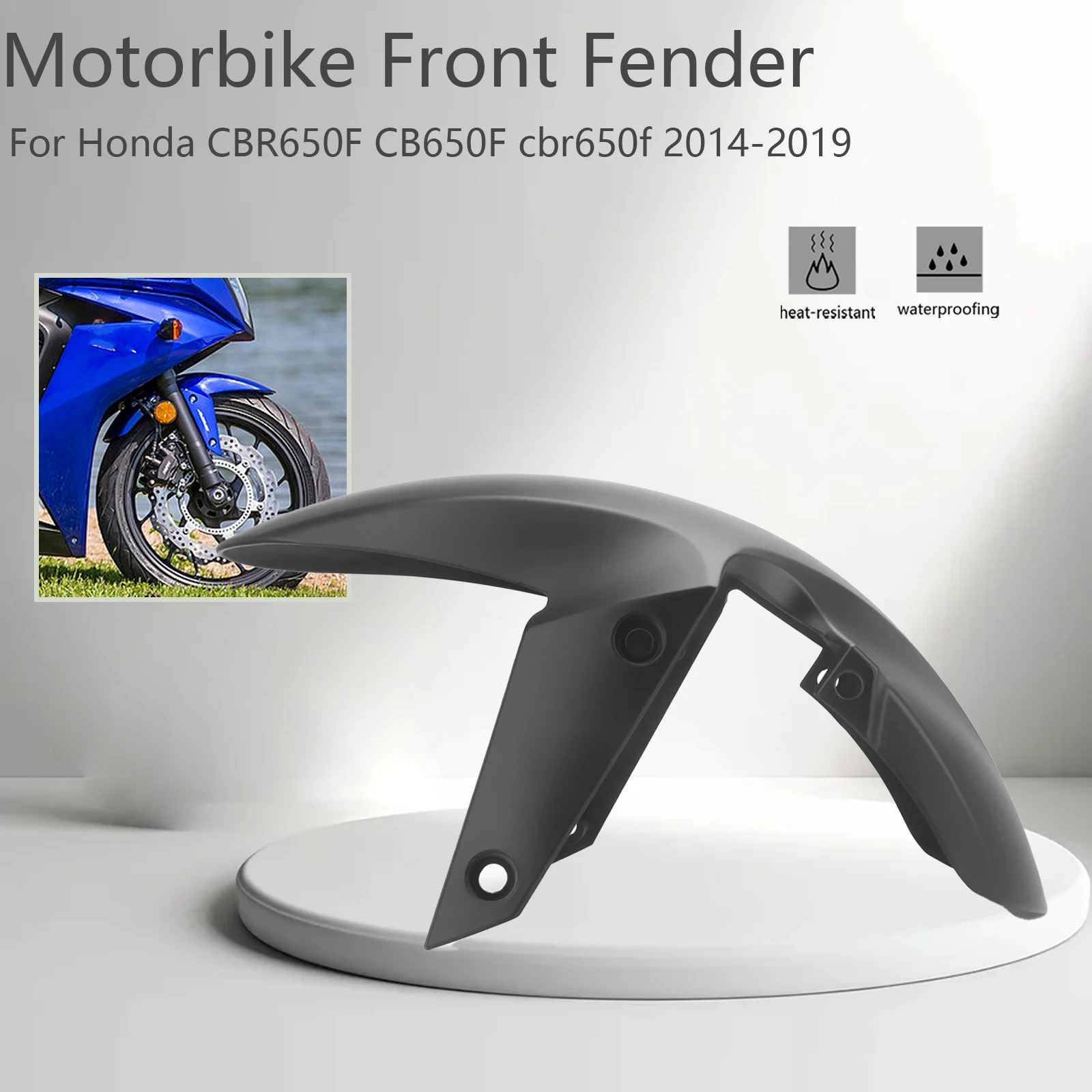 Motorcycle Front Fender For Honda CBR650F CB650F cbr650f 2014 2015 2016 2017 2018 2019 Mudguard Splash Guard ABS Fairing