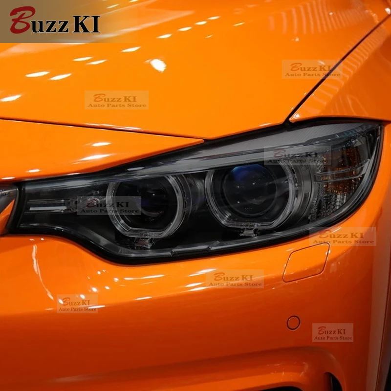 

Для BMW 4 серии F32 F33 F36 аксессуары 2 шт. защитная пленка для фар автомобиля реставрация фар прозрачная черная наклейка из ТПУ