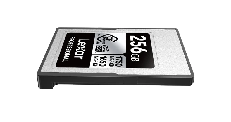 Lexar Professional SILVER CFexpress 4.0 Typ A Karte 8K VPG200 IP68 256GB 512GB 1TB 2TB Lesen 1750MB/s Schreiben 1650MB/s Für Kamera – Detail 16