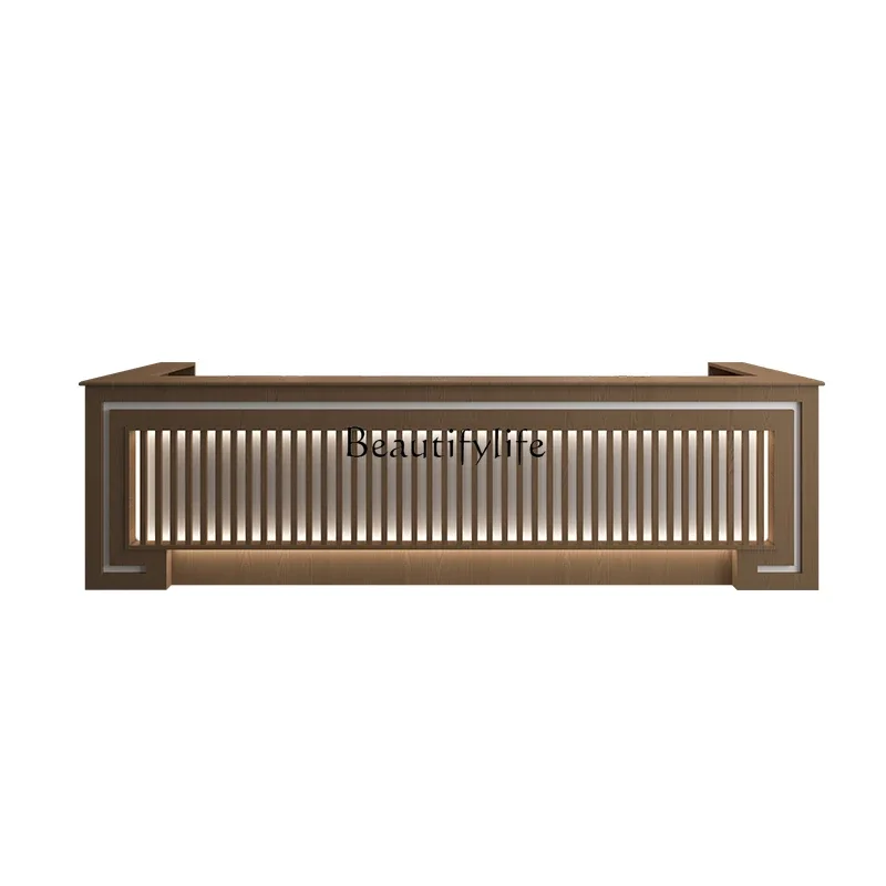 

*Chinese Style Commercial Reception Desk Hotel Catering Company Health Foot Bath Commercial Counter