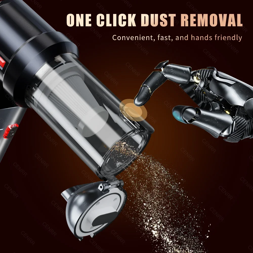 CENRR High Pressure Car Vacuum Cleaner Portable Handheld Mini Vacuum Cleaner Strong Suction Car Cleaner Powerful Air Blower
