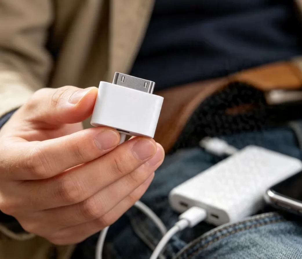 Type C to 30 Pin Adapter USB C 8 Pin to 30 Pin Charging Sync Converter for iPhone 4 4S iPad 2 3 iPod Touch Charging Cord