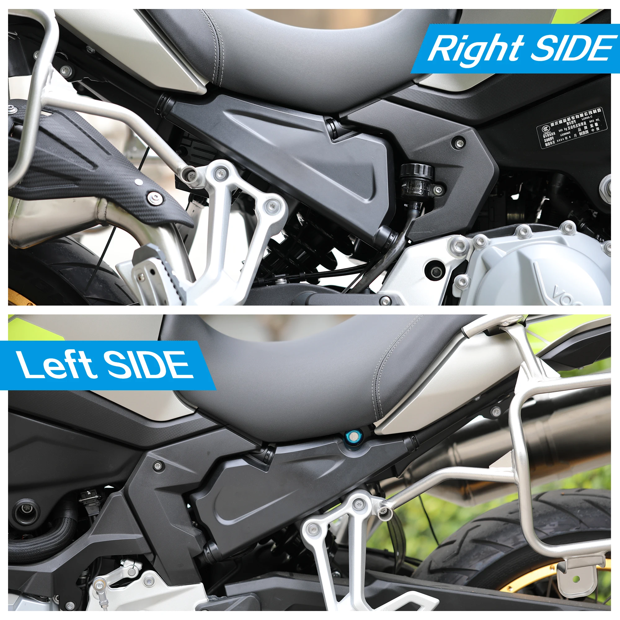 Motorfiets DS900X Frame Infill Zijpaneel Set Guard Protector Kuip Cowl Cover Voor Voge DSX 900 DS900X DSX 900 2024