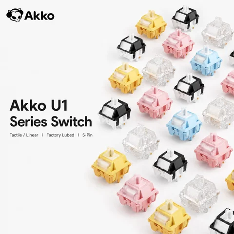 Akko U1 Switch for Mechanical Keyboard 5 Pins Linear / Tactile…