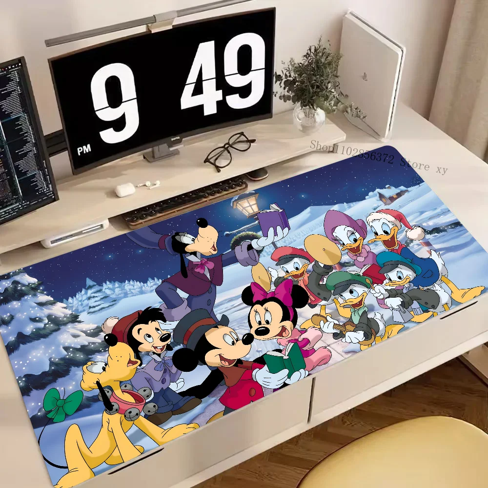 1PC M-Mickeys Mouse Christmas Non-slip Mouse Pad Suitable For Office Computers Laptops E-sports Game Desk Mats XXL Keyboard