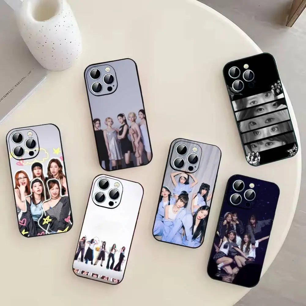 Vogue L-LE S-SSERAFIM Artistic Phone Case For iPhone 11 12 13 14 15 16 17 Pro Max 14 15 Plus 17Air Soft Cover