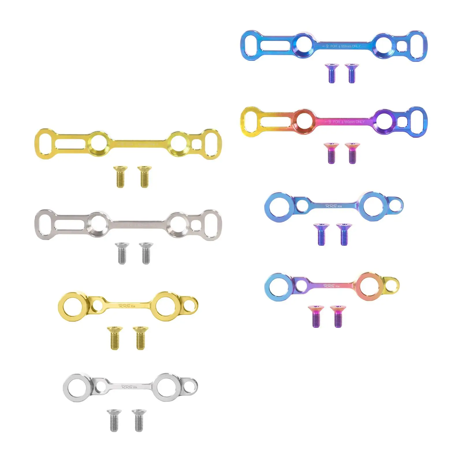 

Bicycle Disc Brake Adapter High Strength Aluminum Alloy Holder for 160mm Road Bike Rotor Quick Install