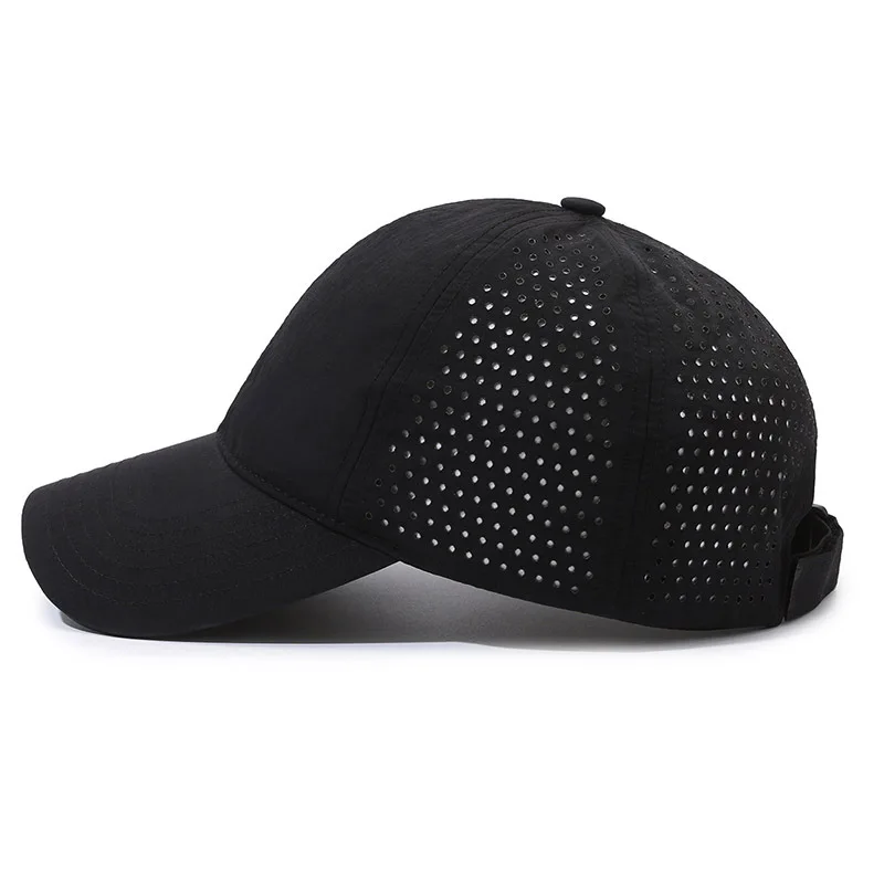 Boné de beisebol malha para homens e mulheres, bonés de golfe respiráveis, papai chapéus, ao ar livre, camping, pesca, snapback ósseo, boné de