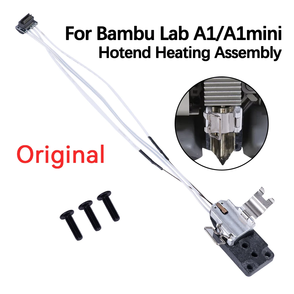 

Комплект для монтажа хотэнда Bambu Lab A1/A1 Mini с подогревом для Bambu Lab A1 Mini, аксессуары Bambulab A1 Mini