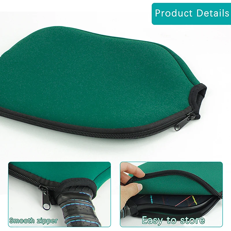 Schlägerpaket Neopren Pickleball Paddle Cover Pickleball Schlägerhülle Pickleball Paddle Protect Case Staubschutz