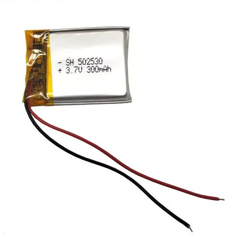 502530-300mAh body scale hand warmer 3.7V rechargeable polymer lithium battery