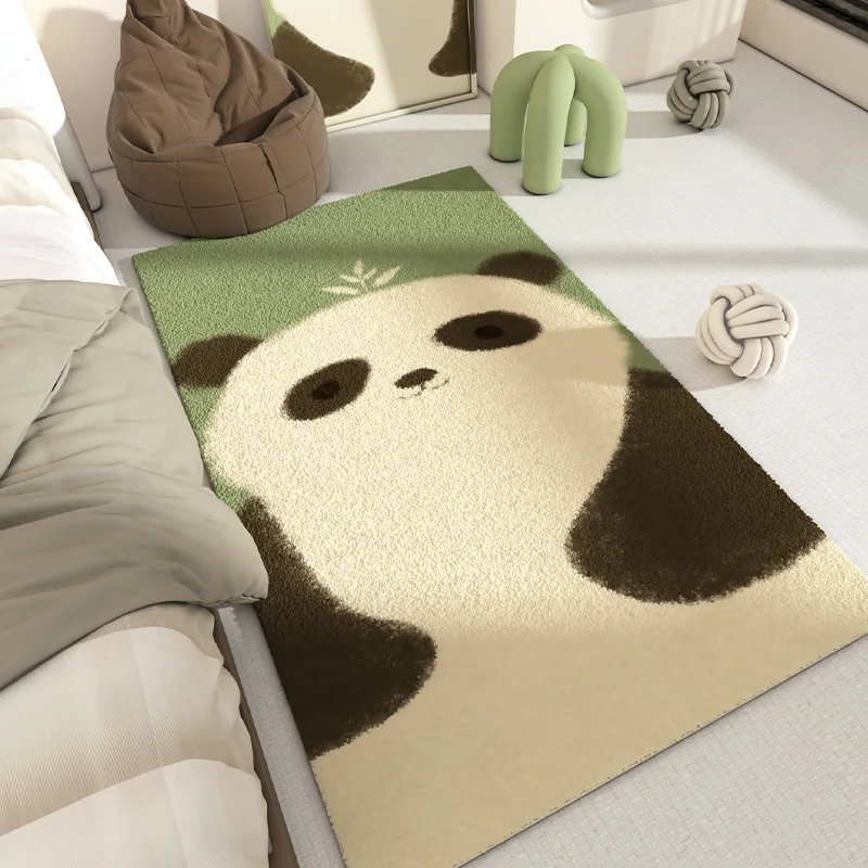 Fluffy Soft Baby Crawling Mat Cute Children Bedroom Decor Carpet Cartoon Pattern Carpets for Living Room Thick Bedside Plush Rug