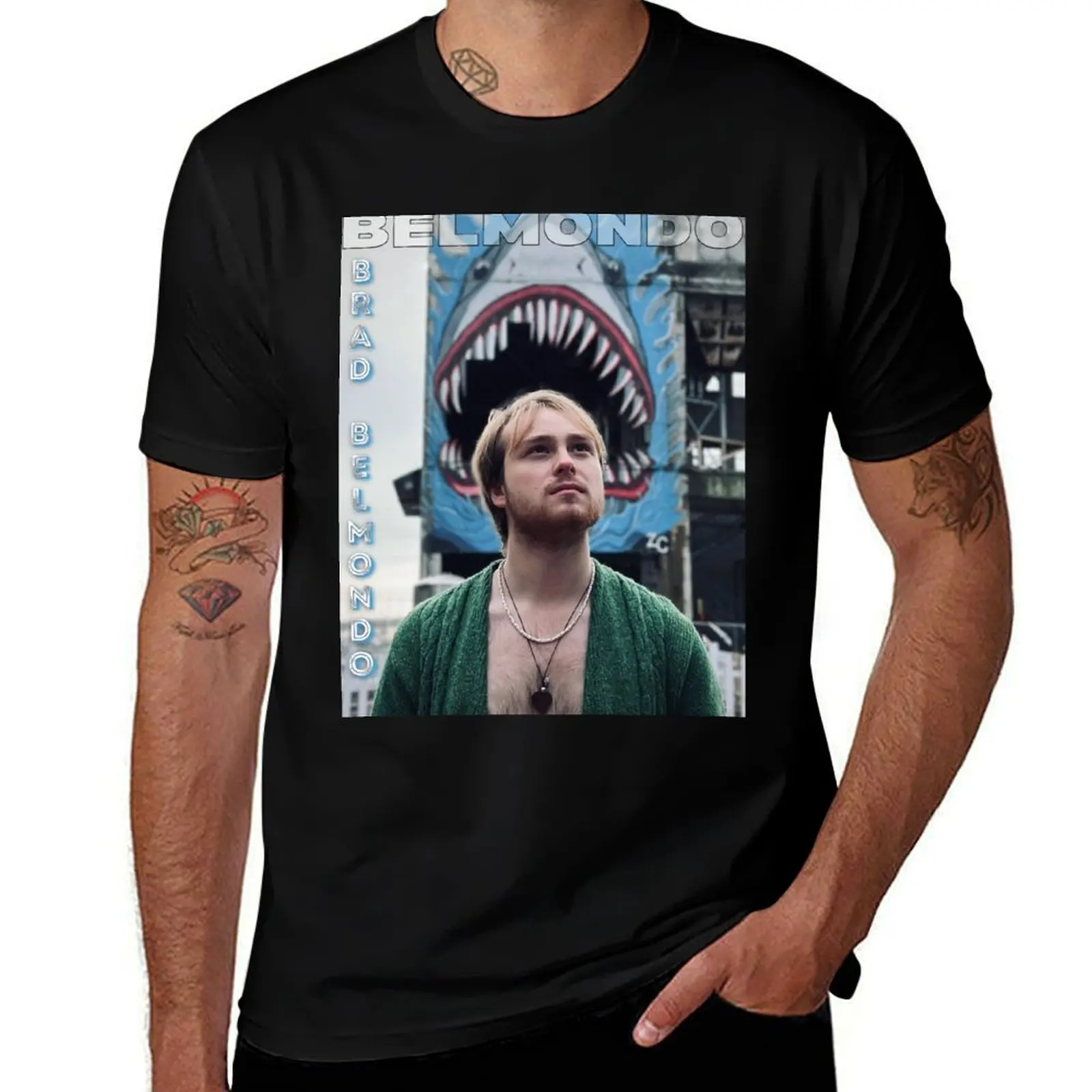 

Brad Belmondo Shirt - WAKING UP T-Shirt t shirt personalised man t shirts graphic t shirts for man graphic vintage T-shirt