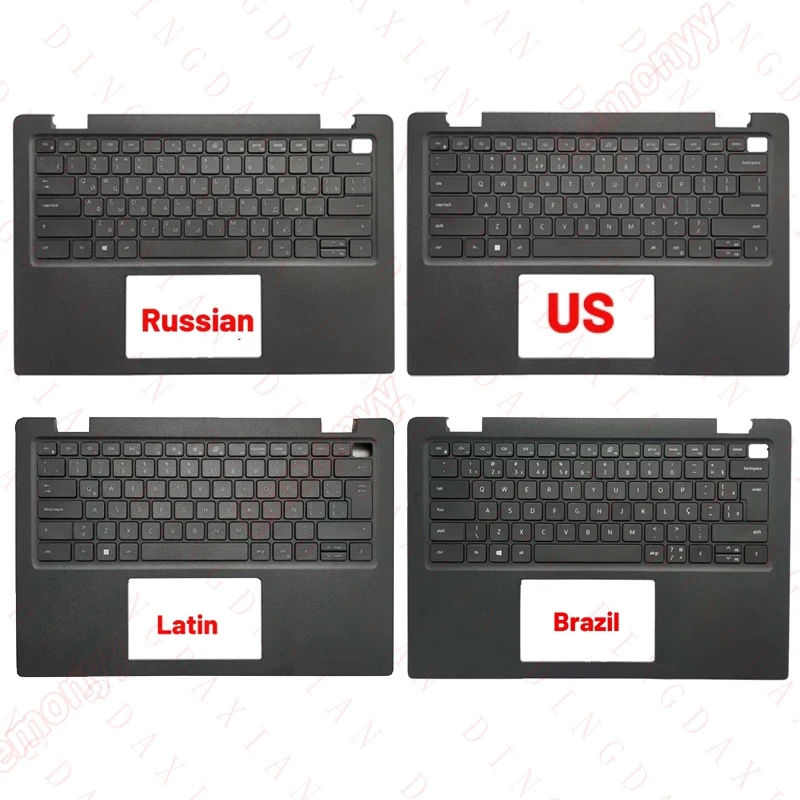 NEW Russian/US/UK/Latin/Spanish/Brazil/French/Italian Laptop Keyboard Palmrest Cover For Dell Latitude E3420 3420 04PX9K