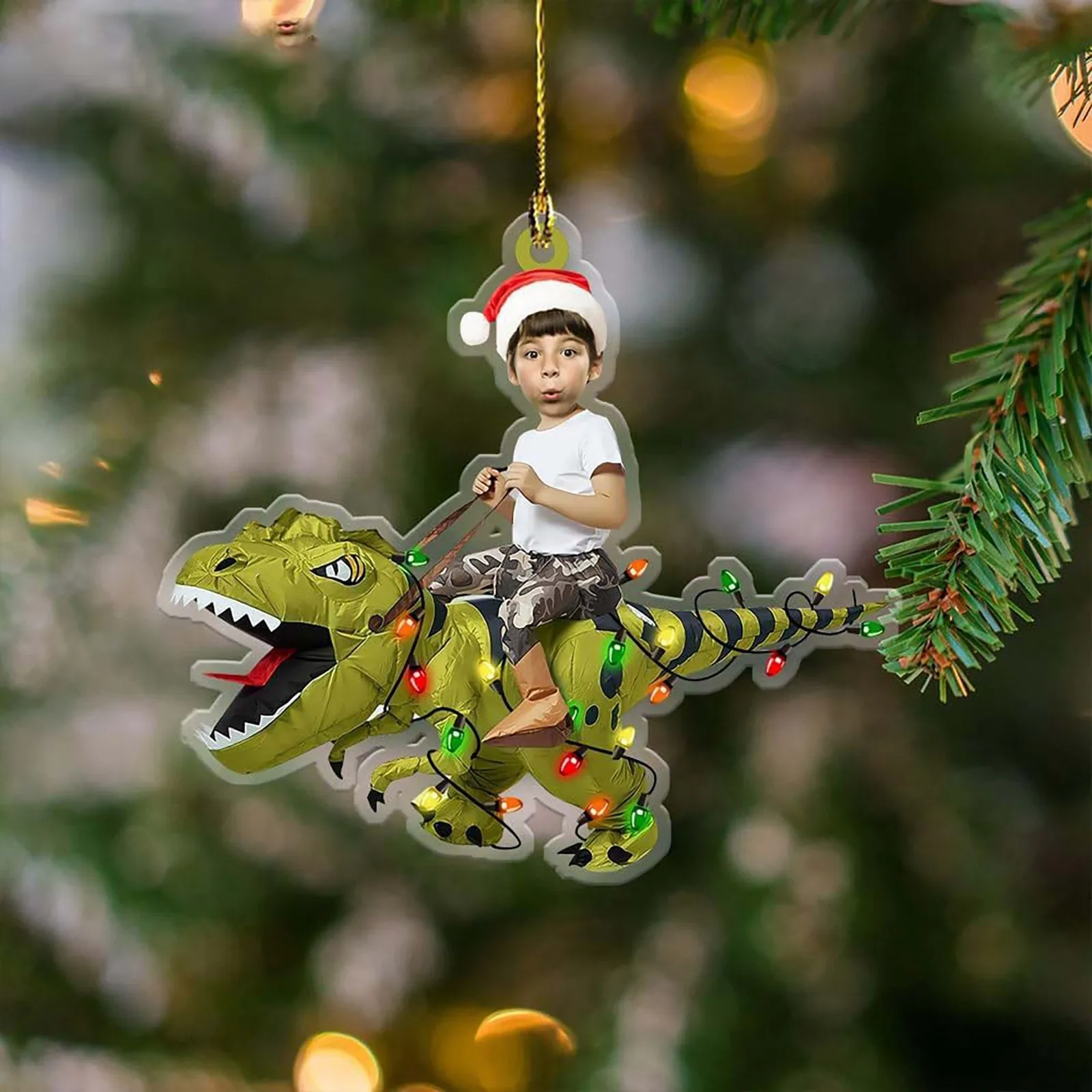 2023 Christmas Tree Pendant Acrylic Christmas Dragon Decorations Christmas Decorations Crafts Hanging Decorations Party Supplies