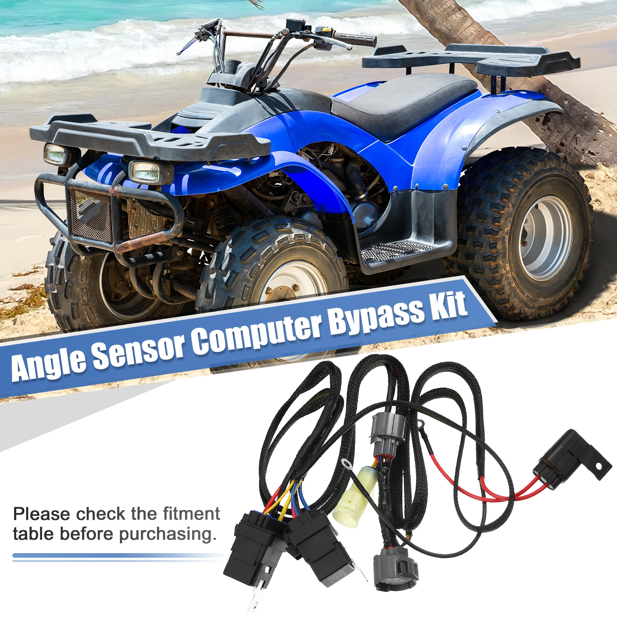 UXCELL Angle Sensor Computer Bypass for Honda Rancher 350 ES 2000-2006